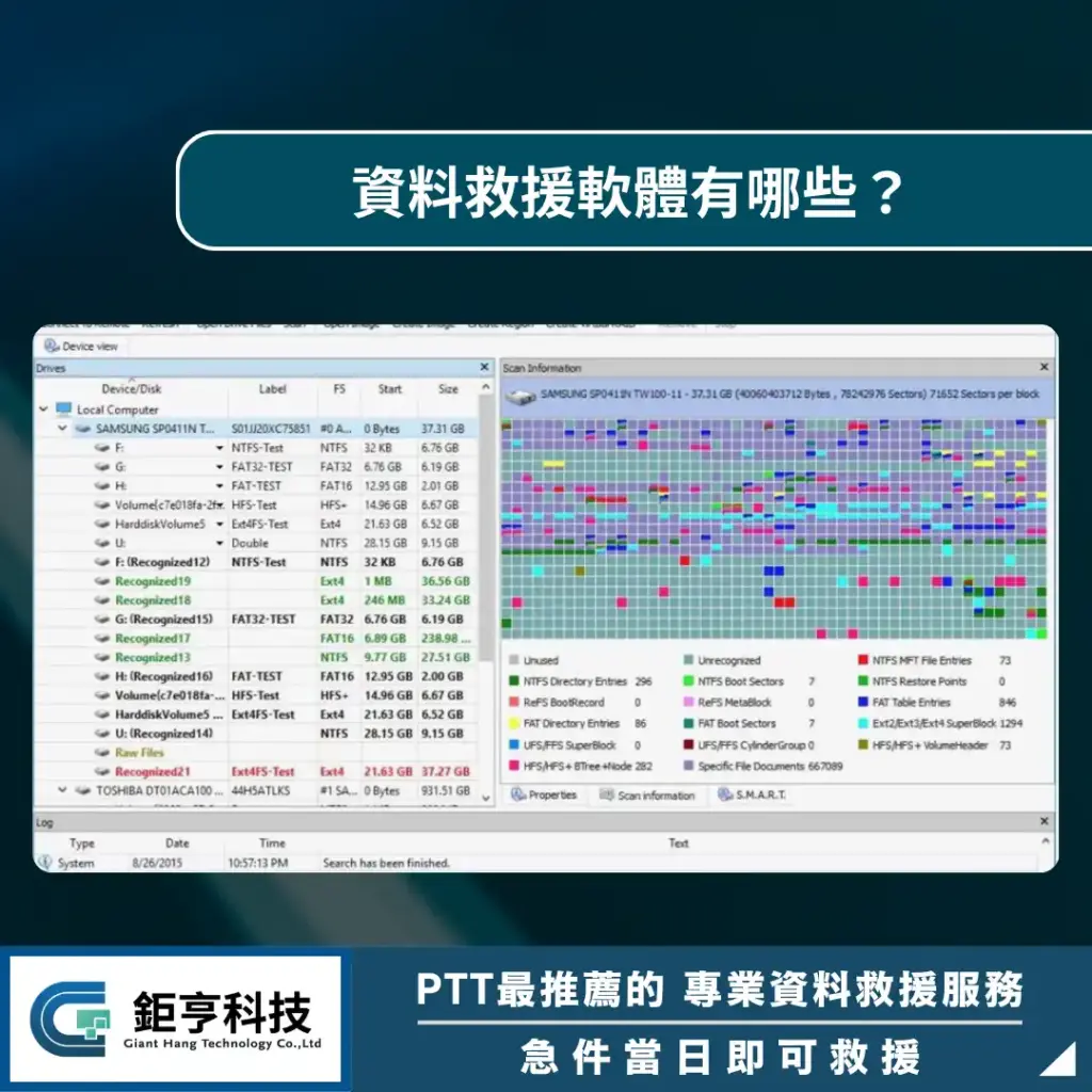 資料救援軟體有哪些？
